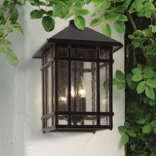 Miniatura 6 de J du J Sierra Craftsman - Lámpara de pared para exteriores de 15 pulgadas de alto