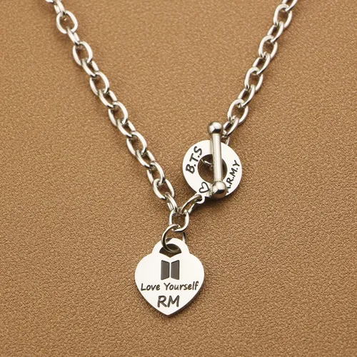 Miniatura 4 de ARETIS Kpop Bangtan - Collar de regalo para niños Be the best J-HOPE JIMIN JIN JK RM SUGA V Collar Bangtan Boys Lover Jewelry Regalo para niños fans