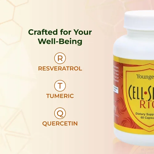 Miniatura 5 de Youngevity Resveratrol Cúrcuma Quercetina RTQ Cell Shield - 60 Cápsulas (Paquete de 2)