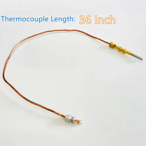 Miniatura 5 de Reemplazo de termopar para Robertshaw 1900-036 Sensor piloto de seguridad de 36 pulgadas compatible con freidora Henny Penny 34820 y freidoras