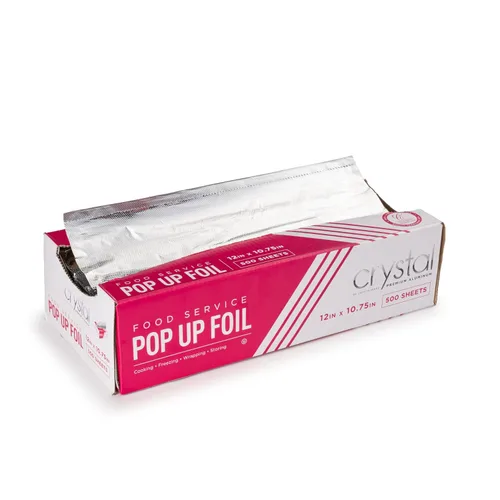 Miniatura 8 de Crystal by crystalware FPU9103000B - Hojas emergentes de papel de aluminio de alta calidad, 9 x 10.75 pulgadas, 500 hojas
