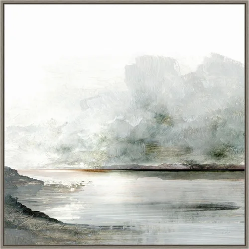 Miniatura 14 de Amanti Art Lienzo enmarcado para pared, 16 x 16 Ebb por Dan Hobday, lienzo enmarcado para pared, obras de arte de paisajes, decoración tradicional