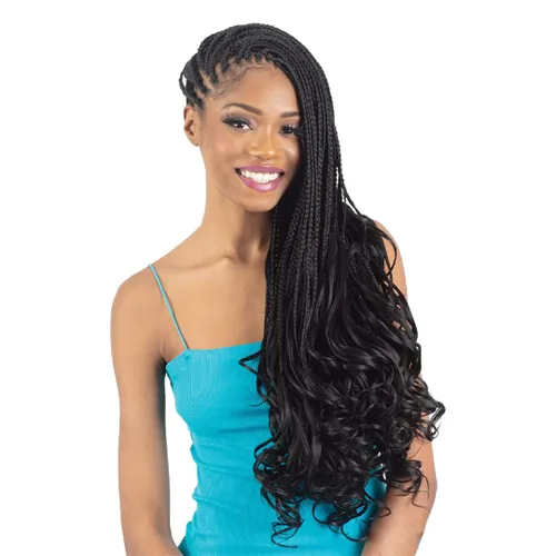 Miniatura 4 de FREETRESS BRAIDS 3 trenzas rizadas francesas de 22 pulgadas (paquete de 3, 2)