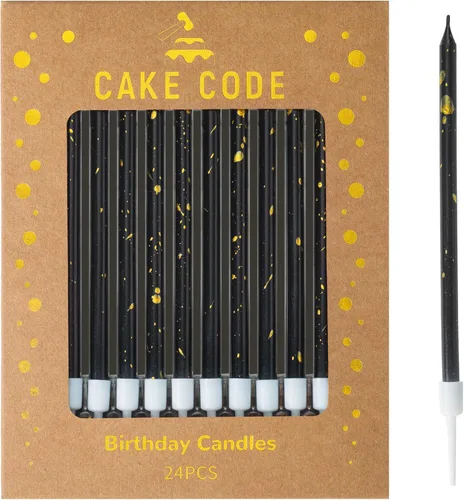 Miniatura 10 de Velas Rosa Oro Larga y Delgada de Cumpleaños, Velas para Pastel, Fiestas de Cumpleaños, Decoraciones de Boda, Velas para Fiestas Oro rosa