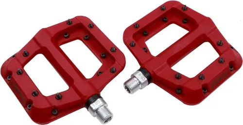 Miniatura 9 de FOOKER Pedales MTB para bicicleta de montaña, 3 rodamientos, antideslizantes, ligeros, de fibra de nailon, pedales de plataforma de bicicleta