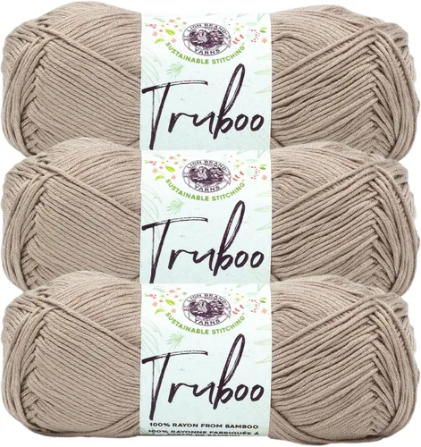 Miniatura 9 de (1 Madeja) Lion Brand Yarn Truboo Yarn, Aguamarina