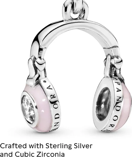 Miniatura 3 de PANDORA Joyería Auriculares Colgantes Circonita Cúbica Charm en Plata de Le, Metal Esmalte, Circonita Cúbica