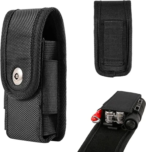 Miniatura 8 de Funda multiherramienta, bolsa EDC, funda multiherramienta para cinturón, organizador de cinturón EDC para bolígrafo, linterna/cuchillo plegable