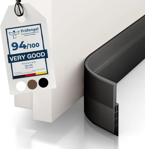 Miniatura 8 de Vellure® Topes de puerta para la parte inferior de la puerta - Nueva tira de sellado/barrido de puerta premium