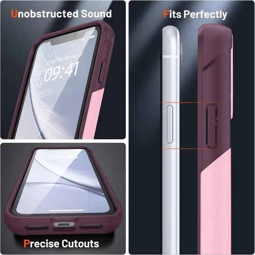 Miniatura 223 de Jeylly Funda para iPhone SE/Funda para iPhone 5S, Exterior de Plástico Duro que Absorbe Golpes + Interior de Silicona de Goma Defensor contra
