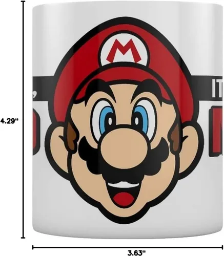 Miniatura 5 de Pyramid International Super Mario (It'S A Me Mario) - Taza de cerámica de 10 onzas líquidas, tamaño único
