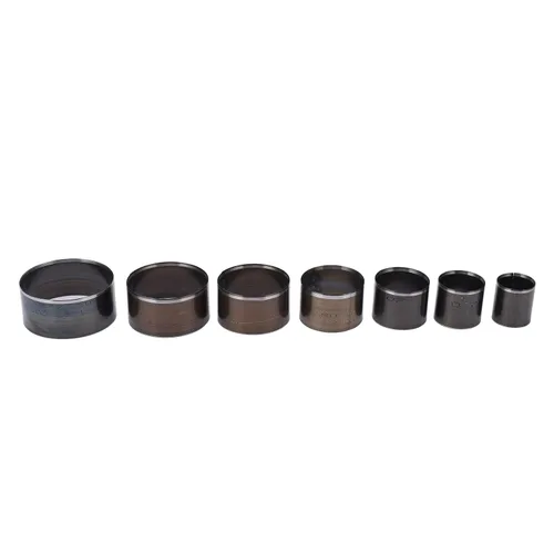 Juego de 7 piezas de cortador de perforación hueco de agujero, material de acero de alto carbono, herramienta de perforación de cuero, troqueles de
