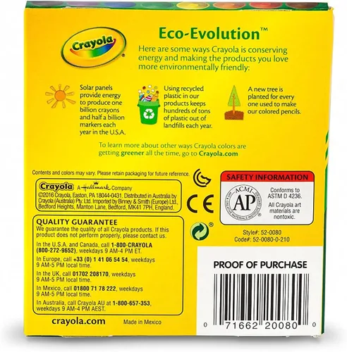 Miniatura 6 de Crayola Crayones grandes, surtidos (8 unidades), crayones gigantes para niños y niños pequeños, a partir de 2 años
