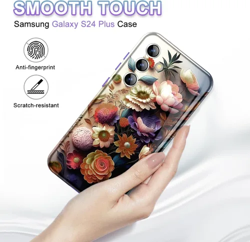 Miniatura 2 de Funda para Samsung Galaxy S24 Plus de 6.7 pulgadas, protector completo de lente de cámara 3 en 1 resistente cuerpo completo a prueba de golpes PC