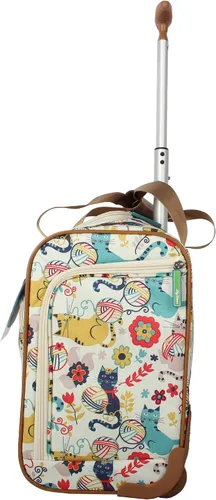 Miniatura 7 de Lily Bloom Designer - Maleta de viaje de 15 pulgadas para viajes cortos fin de semana negocios equipaje ligero maleta de 2 ruedas giratorias bajo