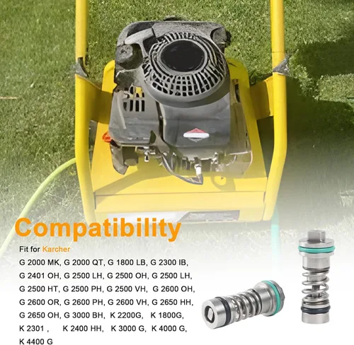 Miniatura 3 de 4.591-040.0 Descargador de canal de carga/válvula de derrame Conjunto completo para lavadoras a presión Karcher Reemplazar 4.591-036.0 063-328 (1)