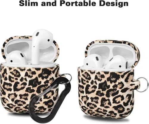 Miniatura 3 de Funda protectora de silicona suave para AirPods 2 y 1, frontal LED visible