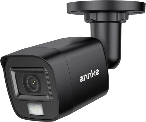 ANNKE Cámara de vigilancia de seguridad HD-TVI de 1080p para sistema de CCTV doméstico, cámara BNC tipo bala de 2MP con súper visión nocturna de 100