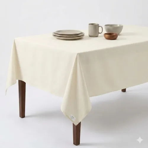 Miniatura 22 de Urban Villa - Mantel de mesa 100 % algodón, para uso diario, cenas familiares o fiestas en interiores o exteriores, a cuadros, color negro/blanco