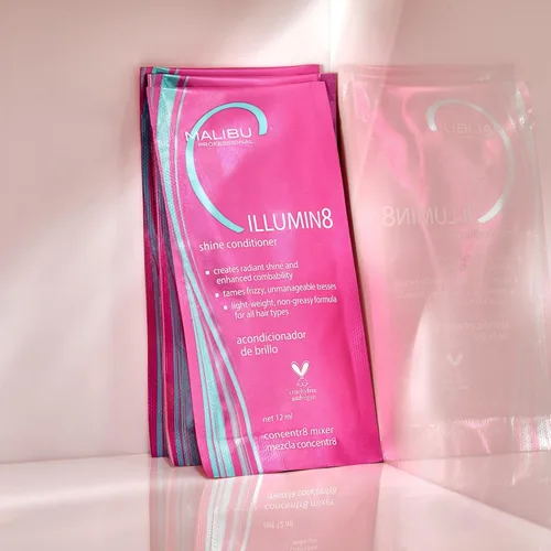 Miniatura 2 de Malibu C ILLUMIN8 - Acondicionador de brillo (6 paquetes) – Concentrado para el brillo del cabello y manejabilidad – Acondicionador de cabello