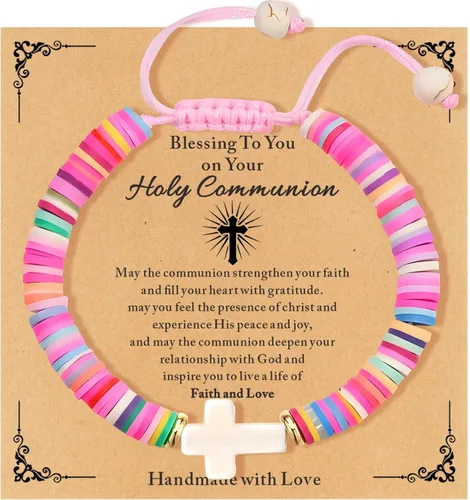 Miniatura 94 de Regalos navideños para niños, niñas adolescentes, mujeres, linda pulsera de cruz para niñas, regalos de Navidad cristianos para mujeres, ideas