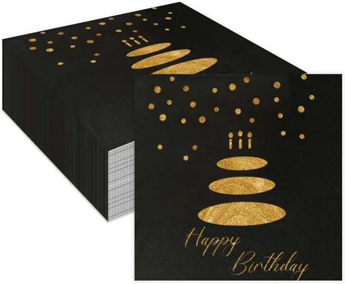 Miniatura 12 de SietDESEO 50 servilletas de 3 capas con bandera a cuadros, servilletas de papel desechables para cena, cumpleaños, carreras, fiestas temáticas