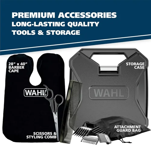 Miniatura 6 de Wahl Clipper Elite Pro High-Performance Home Haircut & Grooming Kit for Men - Cortapelos eléctrico - Modelo 79602