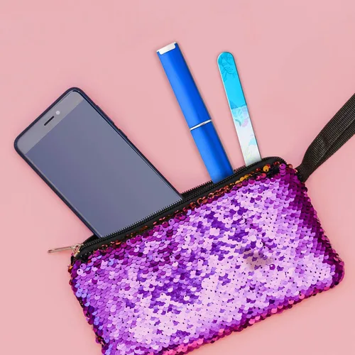 Miniatura 7 de Mudder Paquete de 5 limas de uñas de cristal con estuche para mujer, lima de uñas de cristal de doble cara para uñas naturales, cuidado de manicura