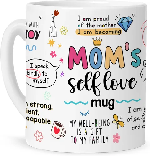 Miniatura 10 de Regalos de Navidad para Bisabuela, Promocionada a Bisabuela en Taza, Anuncio de Embarazo para Bisabuelas, Regalo del Día de la Madre para Blanco