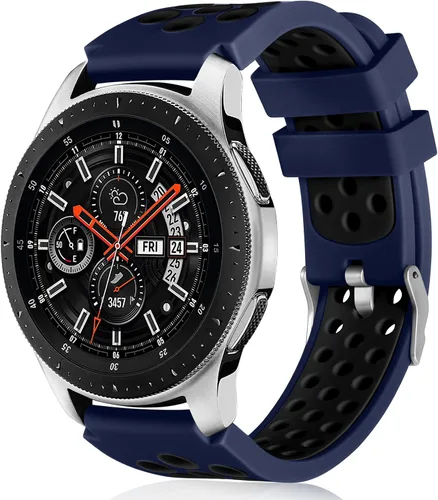 Miniatura 15 de Lerobo - Correas compatibles con Samsung Galaxy Watch 3 de 45 mm/Samsung Galaxy Watch 46 mm, Gear S3 Frontier, Correa clásica, correa de silicona