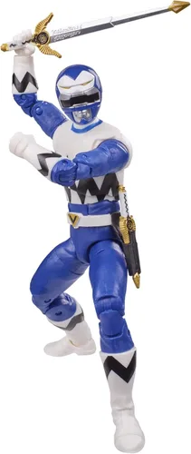 Miniatura 4 de Power Rangers Lightning Collection Lost Galaxy Blue Ranger - Figura de acción coleccionable de 6 pulgadas con accesorios