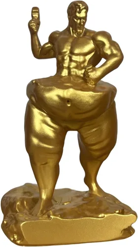 Autoescultura, toma un martillo para tallarte a ti mismo, estatua de fitness para perder peso, decora tu hogar, oficina o estante (autoescultura