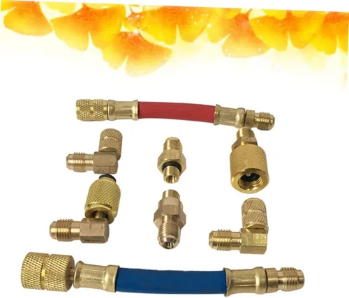 Miniatura 2 de Kit de conector de acoplador para coche r aire acondicionado adaptador manguera de alta gama acondicionado Conversión colector
