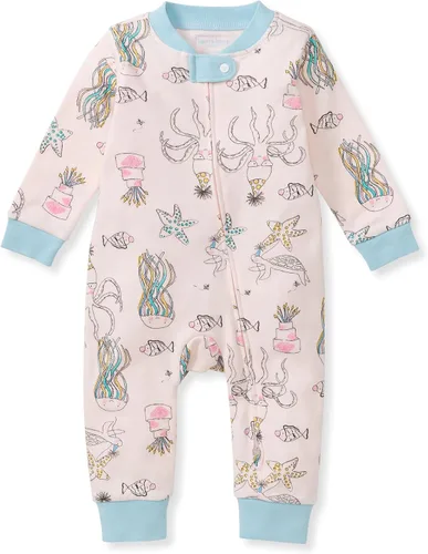 Miniatura 11 de Burt's Bees Baby - Pijama de una pieza para bebé, mameluco para dormir y jugar, algodón 100% orgánico, cremallera frontal