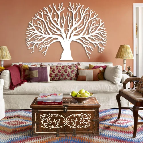 Miniatura 6 de Arte de pared de metal árbol de la vida, arte de pared de árbol de la vida, decoración de pared de árbol de la vida, decoración de pared de metal