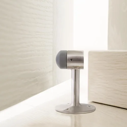 Miniatura 8 de Design House 189290-SN - Protector de pared para puerta con punta de goma, tapón de puerta de aluminio de níquel satinado, paquete de 2
