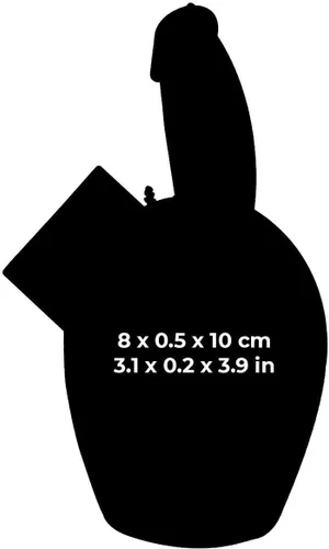 Miniatura 5 de By Mexico Lucha Libre Máscara de Lucha Libre Etiqueta de Equipaje, Máscara Lucha Libre Naranja y Negro