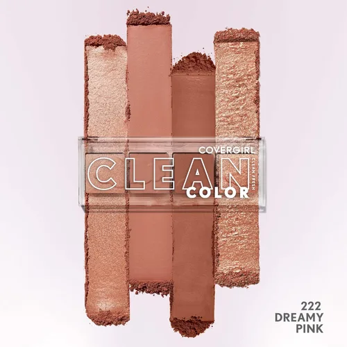 Miniatura 4 de COVERGIRL Clean Fresh Color Clean Sombra de ojos Dreamy Pink 222 Rosa de ensueño