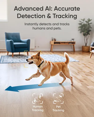 Miniatura 4 de eufy Indoor Cam E30 Kit de 2 Cámaras, Última Generación, Cámara de Seguridad 4K UHD, Cámara para Mascotas/Perros/Bebé con Aplicación de Teléfono