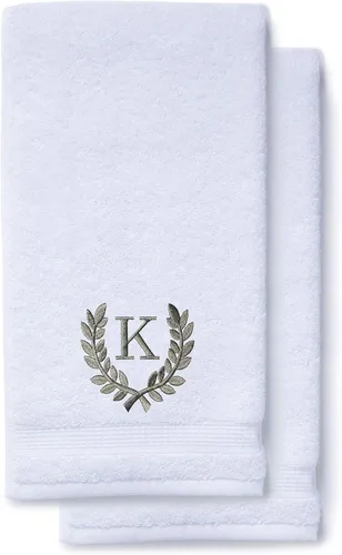 Miniatura 27 de Toallas de mano decorativas y con monograma para baño, cocina, maquillaje Regalo personalizado para boda-nupcial Toalla turca de lujo