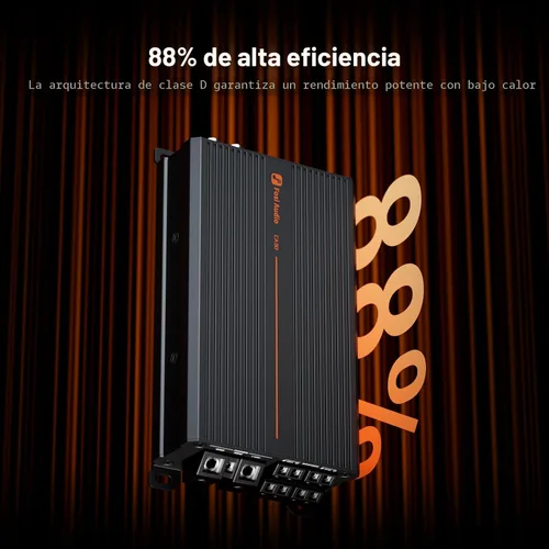 Miniatura 4 de Fosi Audio CA30 - Amplificador de coche de 4 canales Mini clase D 400x4 400 vatios, amplificador micro compacto mono subwoofer, entrada RCA/alto
