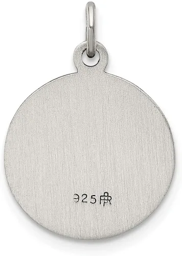 Miniatura 3 de JewelryWeb Colgante Medalla San Gerardo de Plata de Ley 16MM Encanto San Gerardo de Majella Medalla religiosa de San Gerardo, Metal Plata