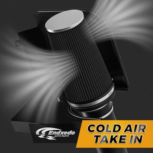 Miniatura 4 de Kit de admisión de aire frío de 4 pulgadas con filtro y tubo de entrada recubierto de polvo compatible con GMC Chevy 99-06 1999 2000 2001 2002 2003