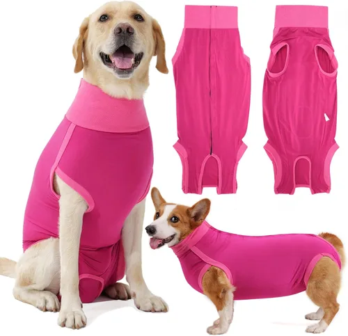 Miniatura 9 de Dotoner Traje de Recuperación Quirúrgica para Perros, Traje para Perros Machos y Hembras, Castración Anti-Lamido, Heridas Abdominales, Traje