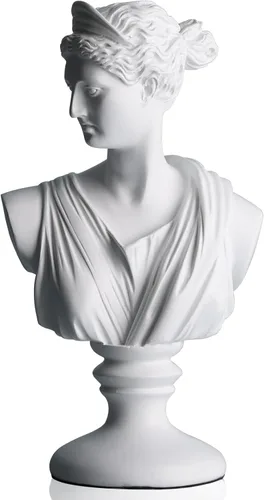 Miniatura 8 de DOVDOV Estatua de David, decoración griega, estatua de decoración del hogar, escultura de busto para decoración del hogar, adecuada para sala
