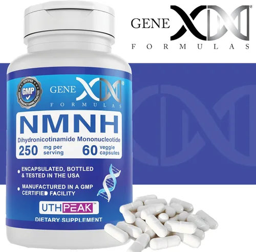 Miniatura 9 de Genex Formulas 250 mg NMNH (60 cápsulas - 30 porciones) Uthpeak NMNH (mononucleótido de dihidronicinamida) NAD+ precursor para un envejecimiento