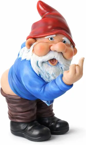 Miniatura 10 de Estatua de gnomo para jardín, de Funny Guy Mugs, Poliresina, talla única