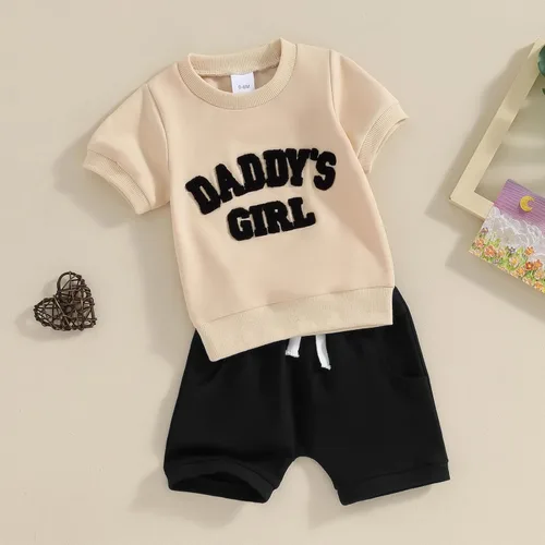 Miniatura 3 de FIOMVA Conjunto de 2 piezas a juego para hermana pequeña, ropa de verano para niña pequeña