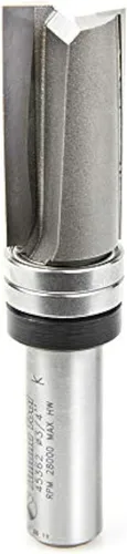 Amana Tool - 45362 Plantilla de inmersión de cara de cizallamiento con punta de carburo 3/4 de diámetro x 1-1/2 x 1/2 pulgadas