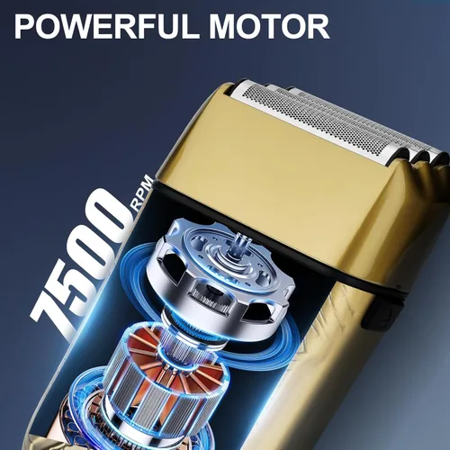 Miniatura 5 de Dumite - Afeitadoras eléctricas para hombres, resistentes al agua con potente motor eléctrico, recortadores de cabeza para hombres calvos